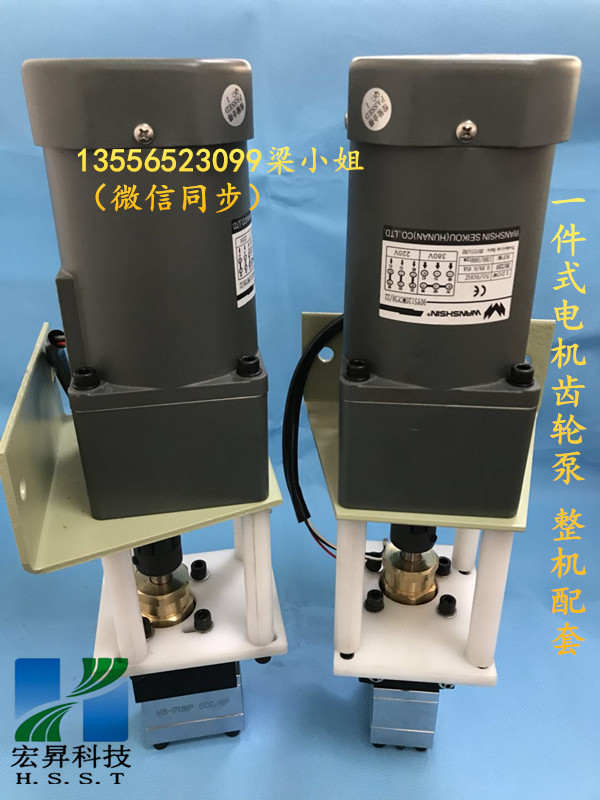 油漆齿轮泵配电机 油性漆专用  油泵电机组  齿轮泵电机组  电机齿轮泵配套