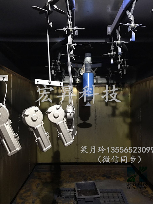 专业定制双喷头自动静电喷漆设备  工业类喷漆房  喷漆机