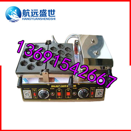 双面加热核桃糕机|做夹心核桃糕的机器  商用制作核桃糕机器