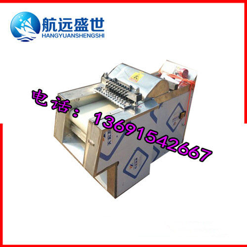 全自动剁鸡肉块设备|鲜鸡剁块的设备  自动剁鸡块的机器