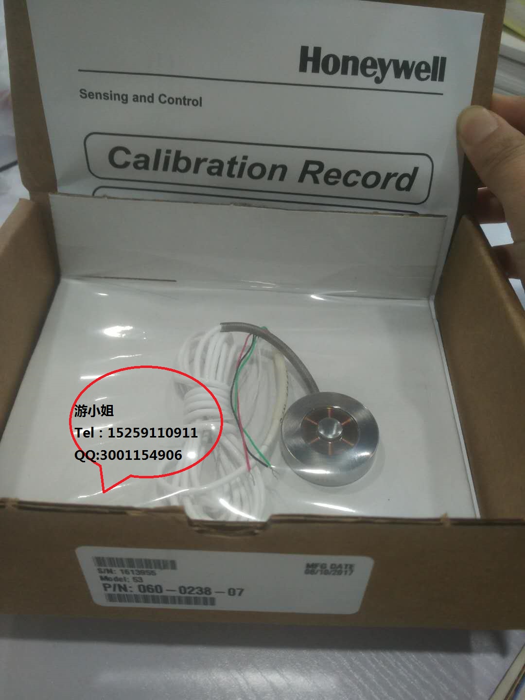 霍尼韦尔10 lb AL322AV 060-2443-06  测力传感器