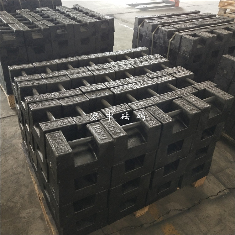 泉州25公斤工业衡器配重校准砝码  铸铁砝码  配重砝码  电梯砝码