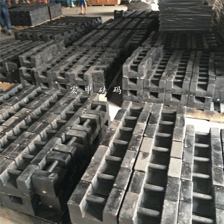 泸州二十五公斤电梯负荷测试配重砝码 电梯砝码价格  铸铁砝码