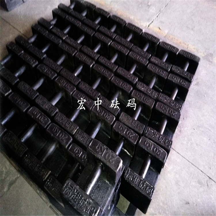 景德镇25公斤电梯负荷测试配重砝码 电梯砝码价格  铸铁砝码