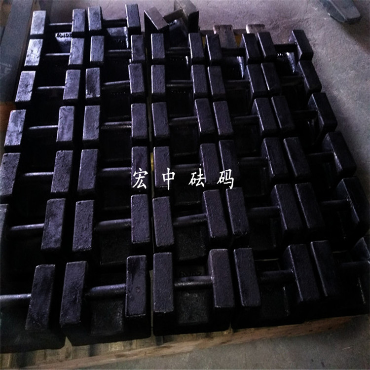 景德镇25公斤电梯负荷测试配重砝码 电梯砝码价格  铸铁砝码