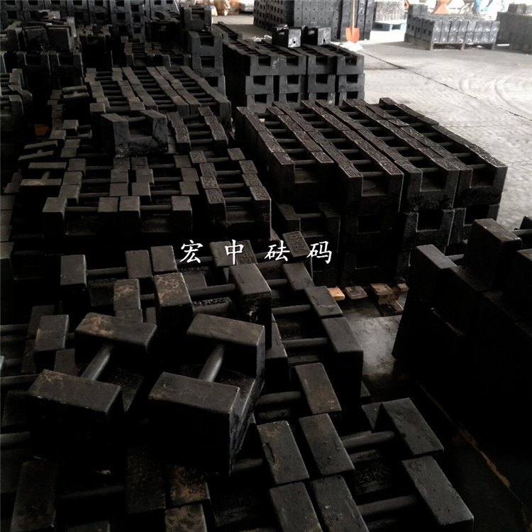 曲靖25公斤电子秤校准砝码  铸铁砝码  配重砝码  电梯砝码
