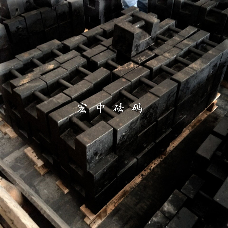 宝鸡二十公斤工业衡器配重校准砝码  铸铁砝码  配重砝码  电梯砝码