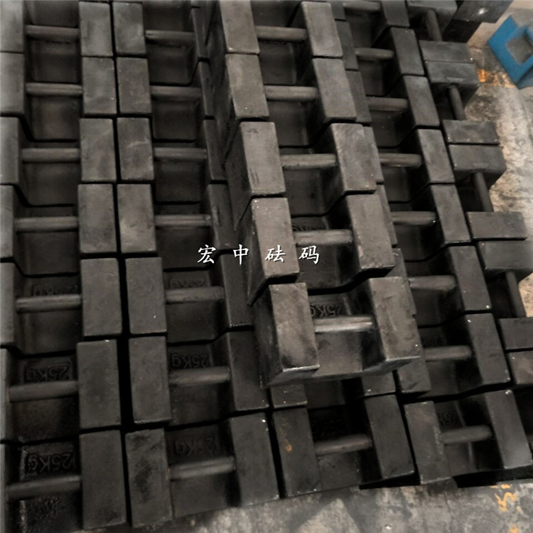 邢台25公斤电梯校准锁型铸铁砝码  配重砝码  电梯砝码