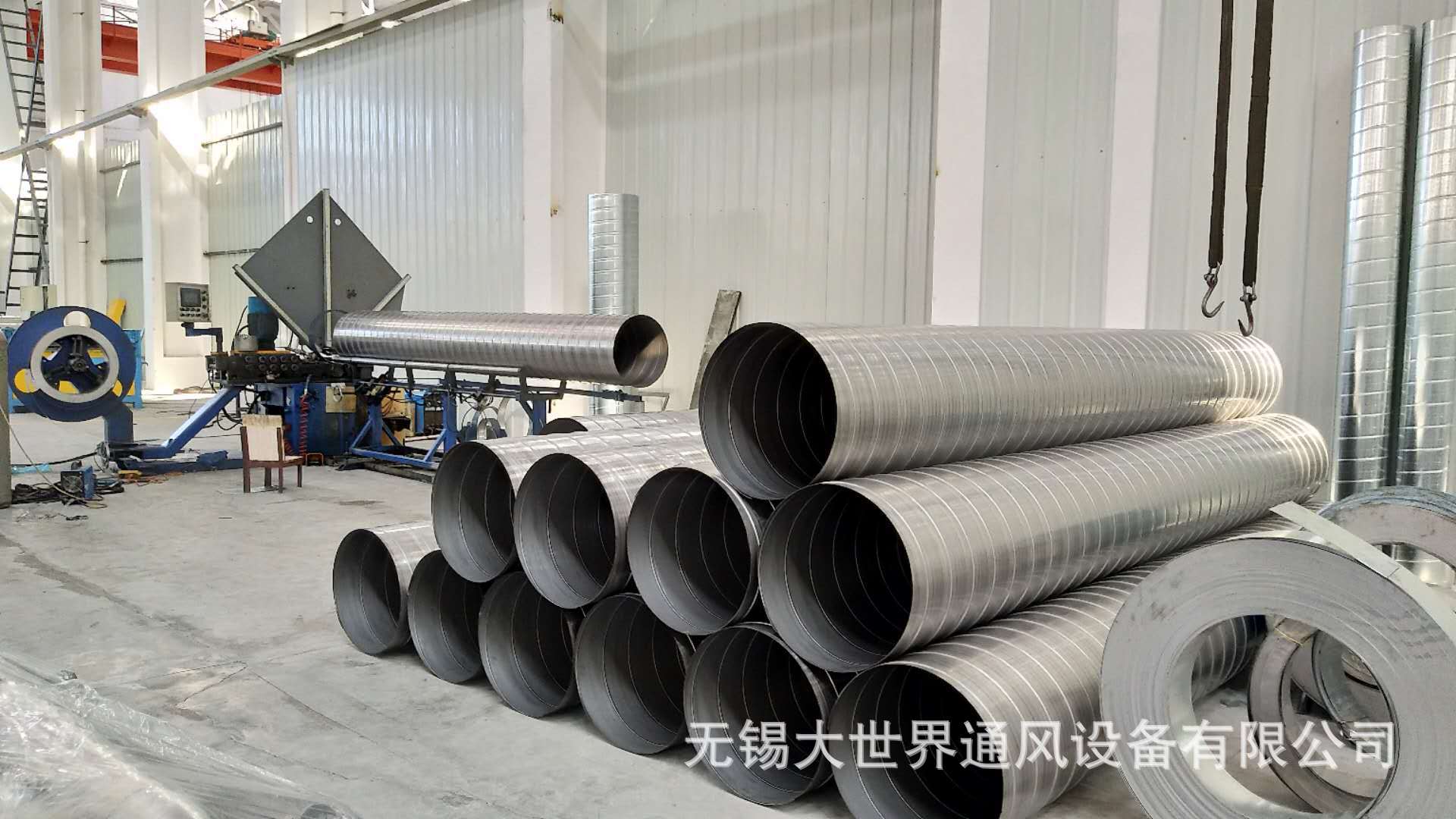 镀锌白铁皮管道不锈钢螺旋风管通风设备排风管道&nbsp;&nbsp;厂家直销&nbsp;&nbsp;加工定制