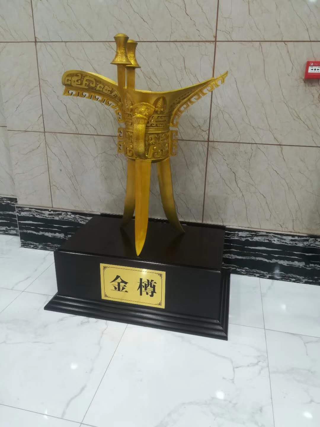 殷墟遗址出土妇好爵铜爵杯青铜器仿古古玩收藏品