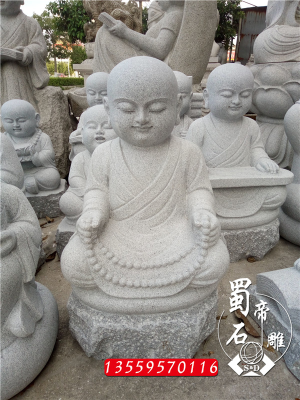 石雕小和尚 青石小沙弥 寺庙小和尚 精品推荐