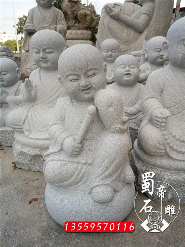石雕小和尚 青石小沙弥 寺庙小和尚 精品推荐