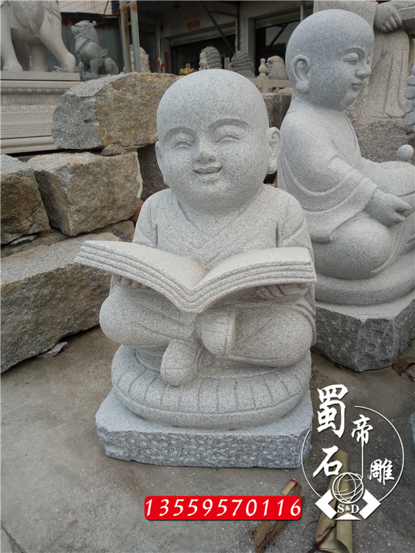 石雕小和尚 青石小沙弥 寺庙小和尚 精品推荐