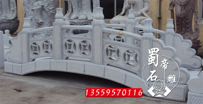 供应石拱桥，晚霞红石雕桥，栏杆石桥