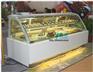 弧形蛋糕保鲜柜定做 双层弧形吧台甜品柜 慕斯展示柜