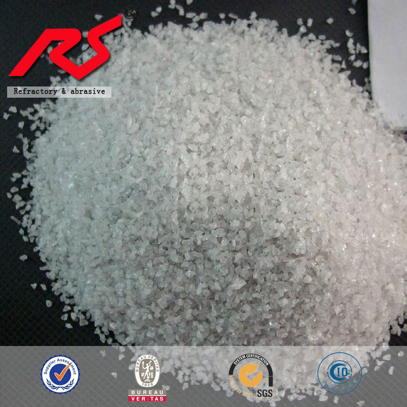 生产出口白刚玉骨料 白刚玉段砂0-1mm\1-3mm