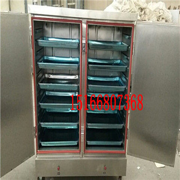 省电型24盘双门蒸饭柜价格 潍坊有品质蒸馒头蒸车