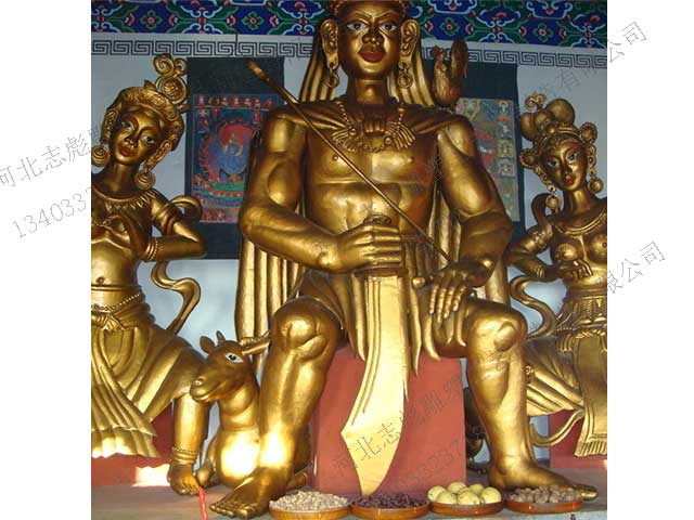 铜雕像铸造_道教神像定制_志彪  雕塑