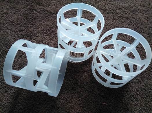 聚丙烯鲍尔环填料厂家 76mmPP鲍尔环价格 环保填料