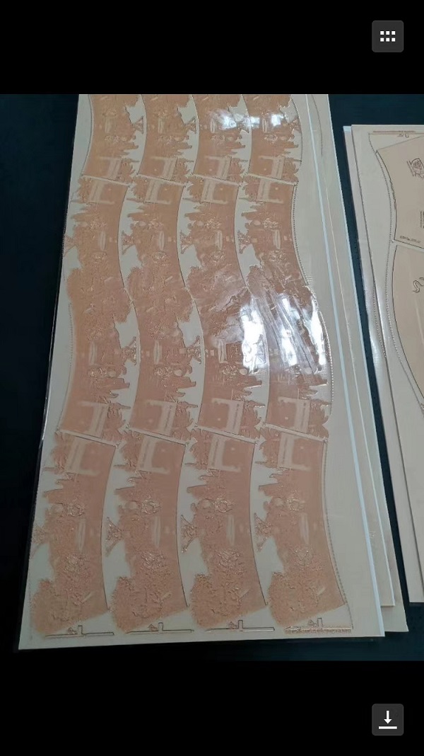销售水印激光板1.7mm艺术品印刷专  激光柔印版  激光杜邦版  激光树脂版