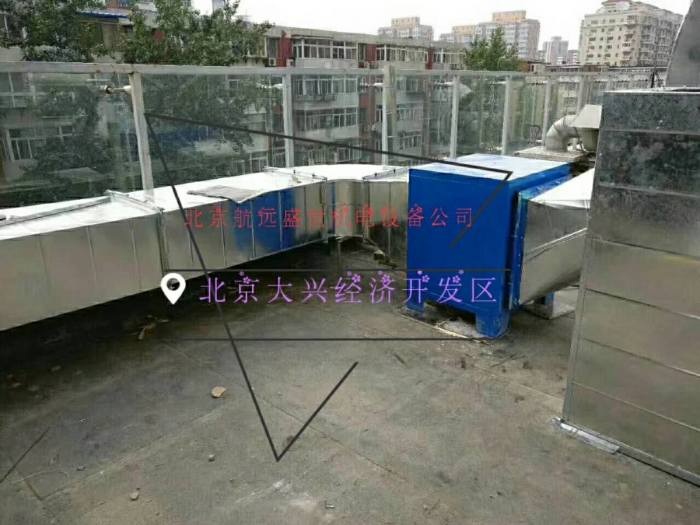 北京食堂厨房排烟管道|食堂后厨排烟管道安装  食堂通风排油烟管道  大兴区饭店后厨房排烟