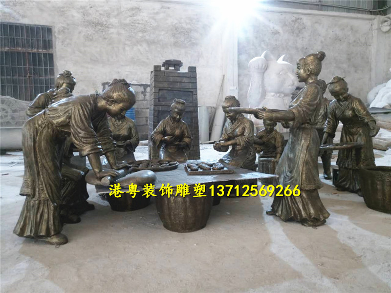 优质铸铜仿真人物雕塑 玻璃钢仿铜消防人物价格  铸铜人物雕塑  消防人物雕塑