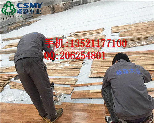 无锡市篮球木地板安装之后需要隔离  舞台木地板  实木运动地板