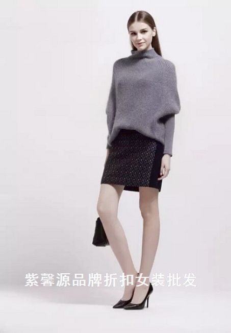 深圳紫馨源自家厂家直供品牌折扣女装尾货货源