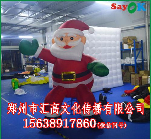 充气圣诞老人雪人小型充气城堡生产厂家  厂家价格