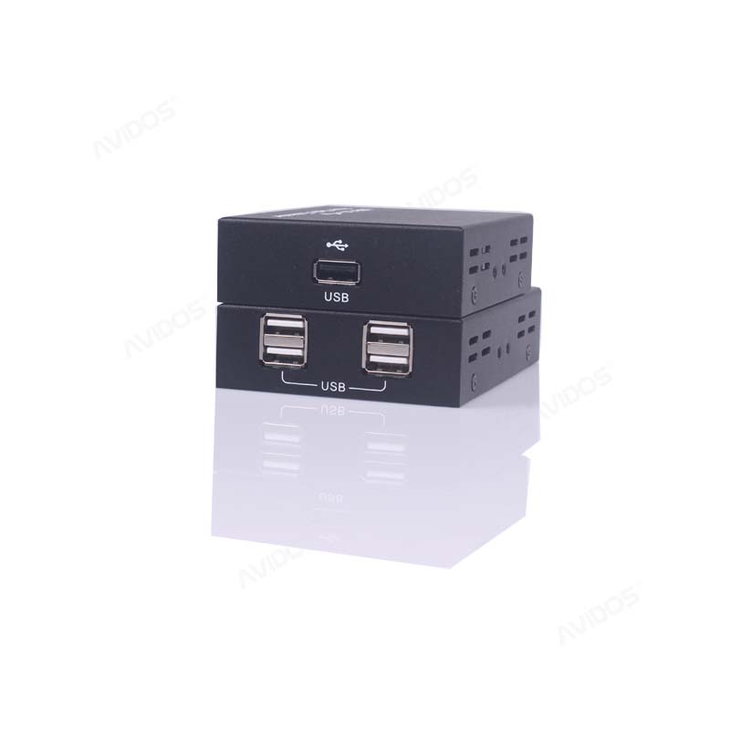 4路 USB2.0光纤延长器一拖四 中卜科技  USB2.0光端机  USB光纤延长器  USB2.0转光纤