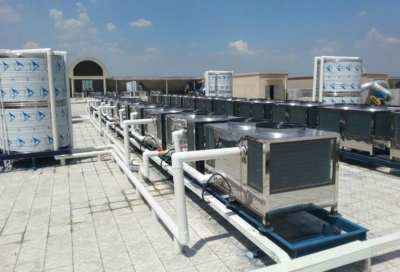 职工公共澡堂20吨空气能热泵热水系统改造  热水工程