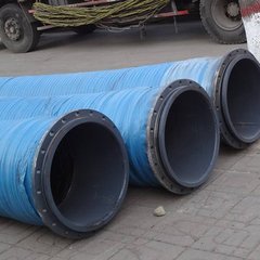 厂家批发大口径胶管 法兰式疏浚胶管 制作输水胶管