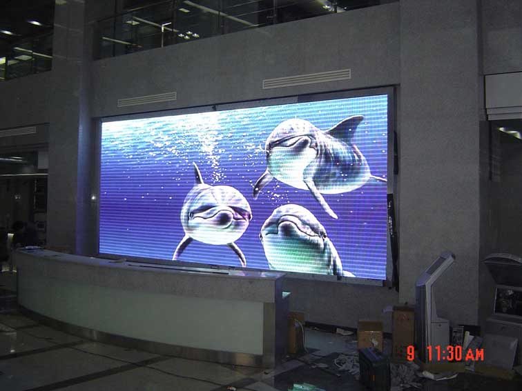 渭南室内LED显示屏  户外LED屏  黑白色显示屏