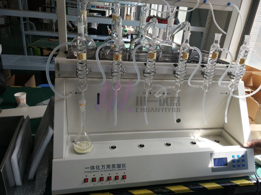 万用一体化蒸馏仪CYZL-6Y食品检测酚氨氮凯氏氮油测定  万用蒸馏仪