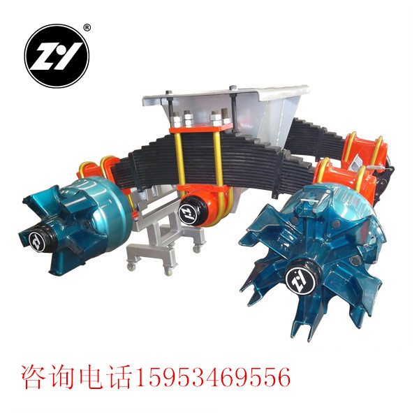 正阳机械供应半挂车悬挂24吨单点悬挂悬架