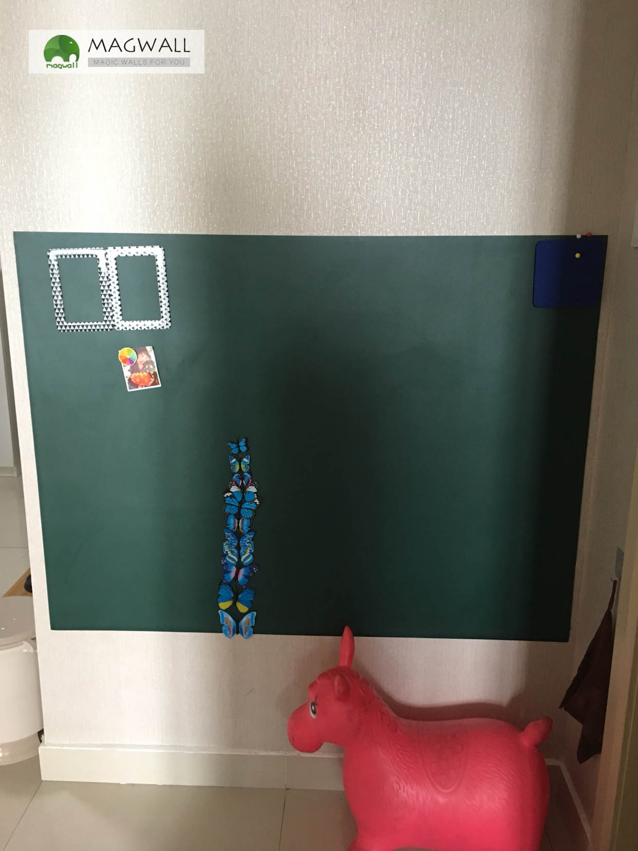 批发磁善家学习涂鸦画画家用磁性绿板贴
