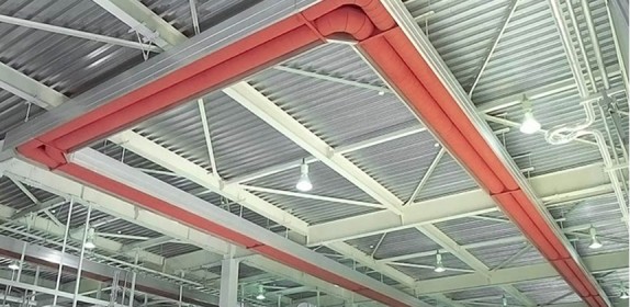 大型厂房燃气辐射采暖系统 厂房辐射采暖