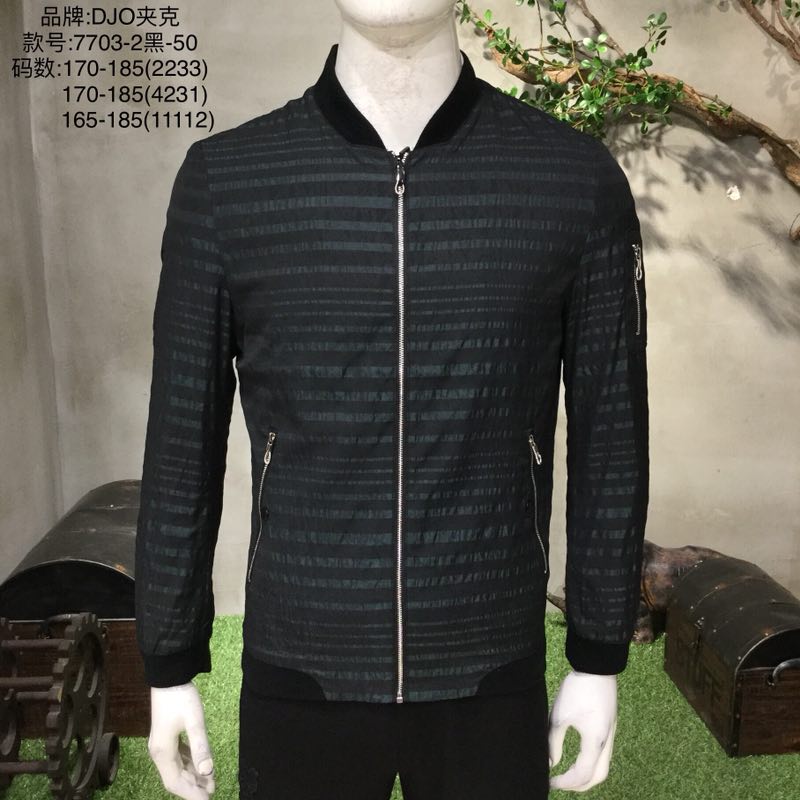 广州秋冬品牌杰伦邦威男装夹克尾货货源批发  品牌男装  休闲男装
