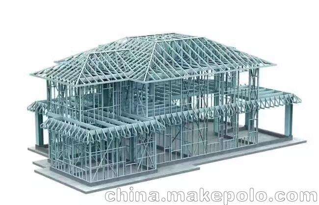 浙江轻钢龙骨房屋的价格  轻钢房屋  轻钢别墅