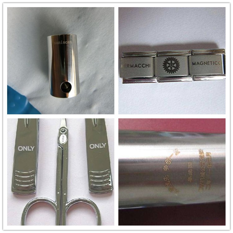 光纤激光打标机不锈钢铝合金logo商标激光镭雕机  不锈钢激光镭雕机  铝合金logo镭雕机