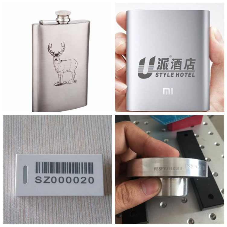 光纤激光打标机不锈钢铝合金logo商标激光镭雕机  不锈钢激光镭雕机  铝合金logo镭雕机