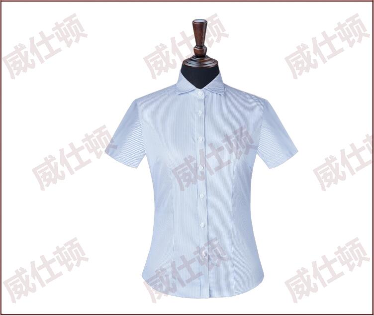 高校衬衫定制 女式工作服订做 职业装团体定制