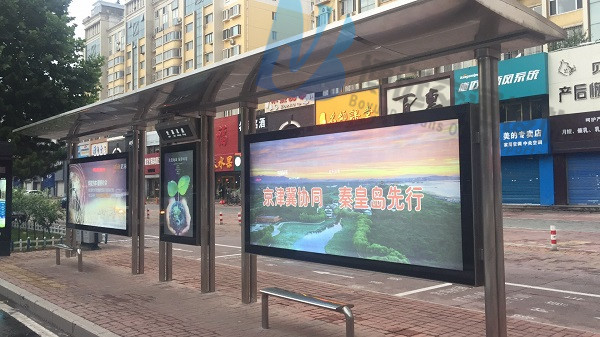 乡镇公交候车亭 新款电子报站广告候车亭  乡镇候车亭  候车亭制作安装