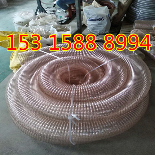 透明聚氨酯管河南木工设备除尘管耐高温回弹性好