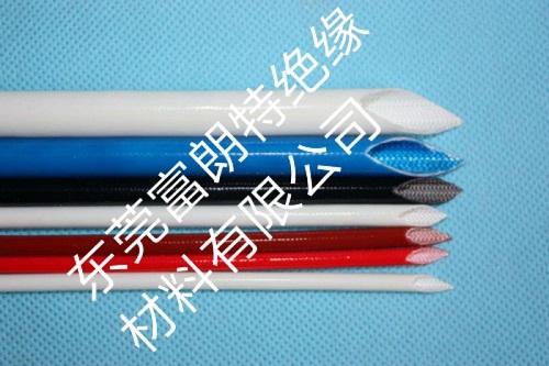 东莞富朗特电机用硅橡胶玻璃纤维管内纤外胶  矽套管  纤维通  自熄阻燃管