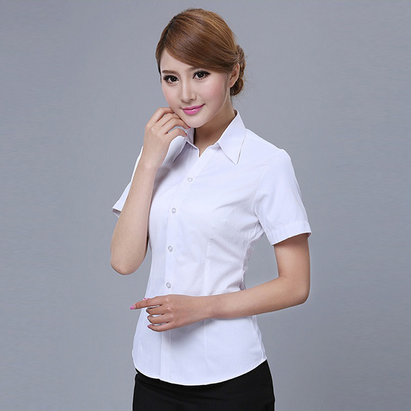 供应东莞清溪优质女士衬衫工作服  工作服订做  厂服订做  工衣订做