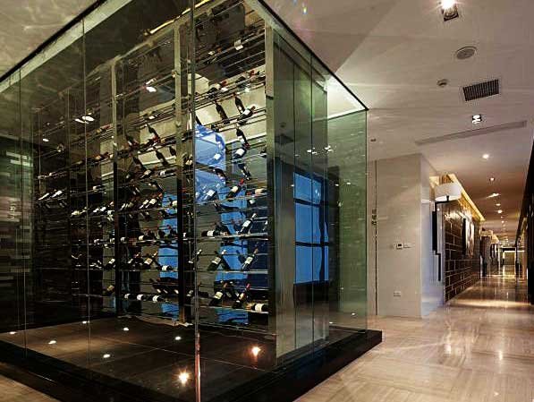 不锈钢酒柜来图订做  餐具