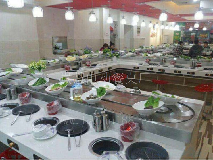 旋转麻辣烫设备价格工厂价格、火锅输送带工厂价格&nbsp;&nbsp;旋转火锅设备&nbsp;&nbsp;回转火锅设备