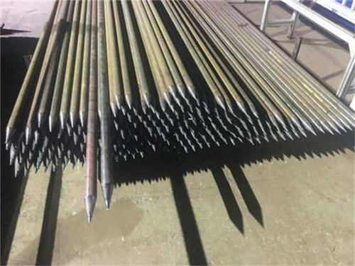 民乐县48小导管万泽锦达冲孔机厂家直销  小导管缩尖机  小导管打尖机  小导管冲孔机
