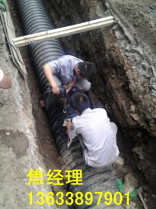 钢带波纹管价格  排污管